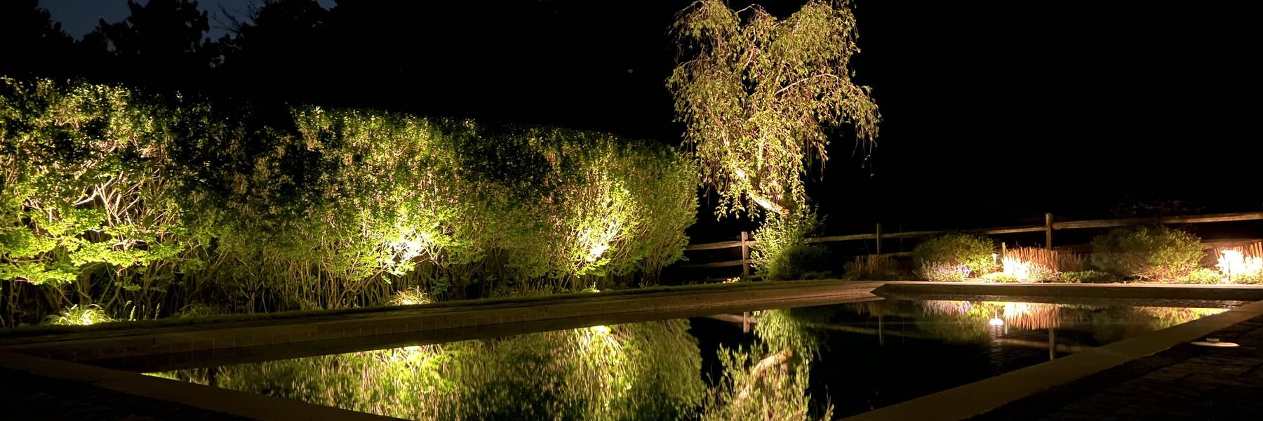 Outdoor lighting project