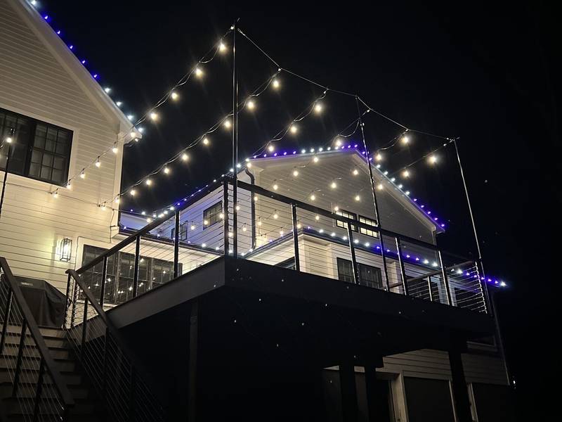 Permanent Outdoor Lighting project in Local Project