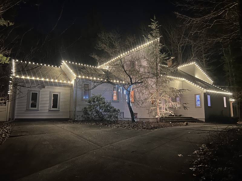 Holiday Light Installation project in Sharon