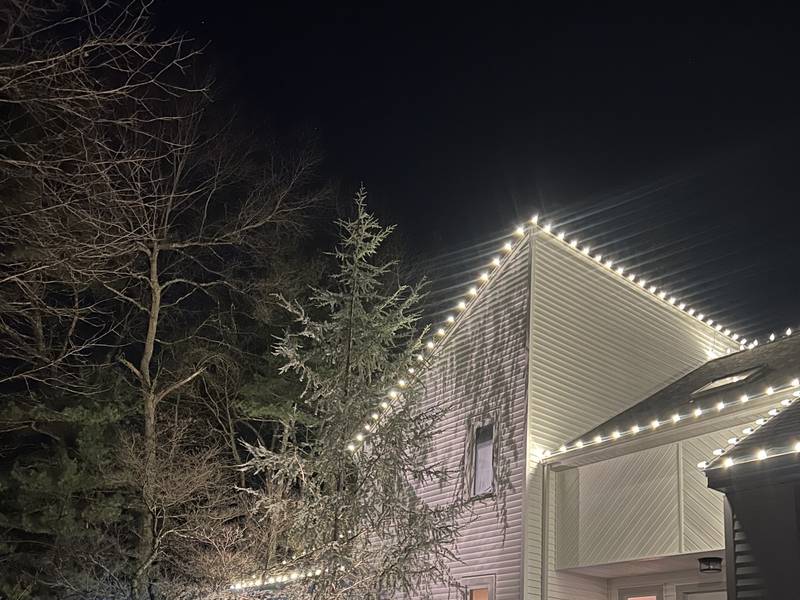 Holiday Light Installation project in Sharon